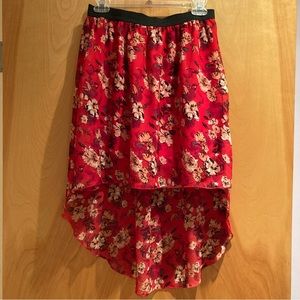 Charlotte Russe high-low skirt